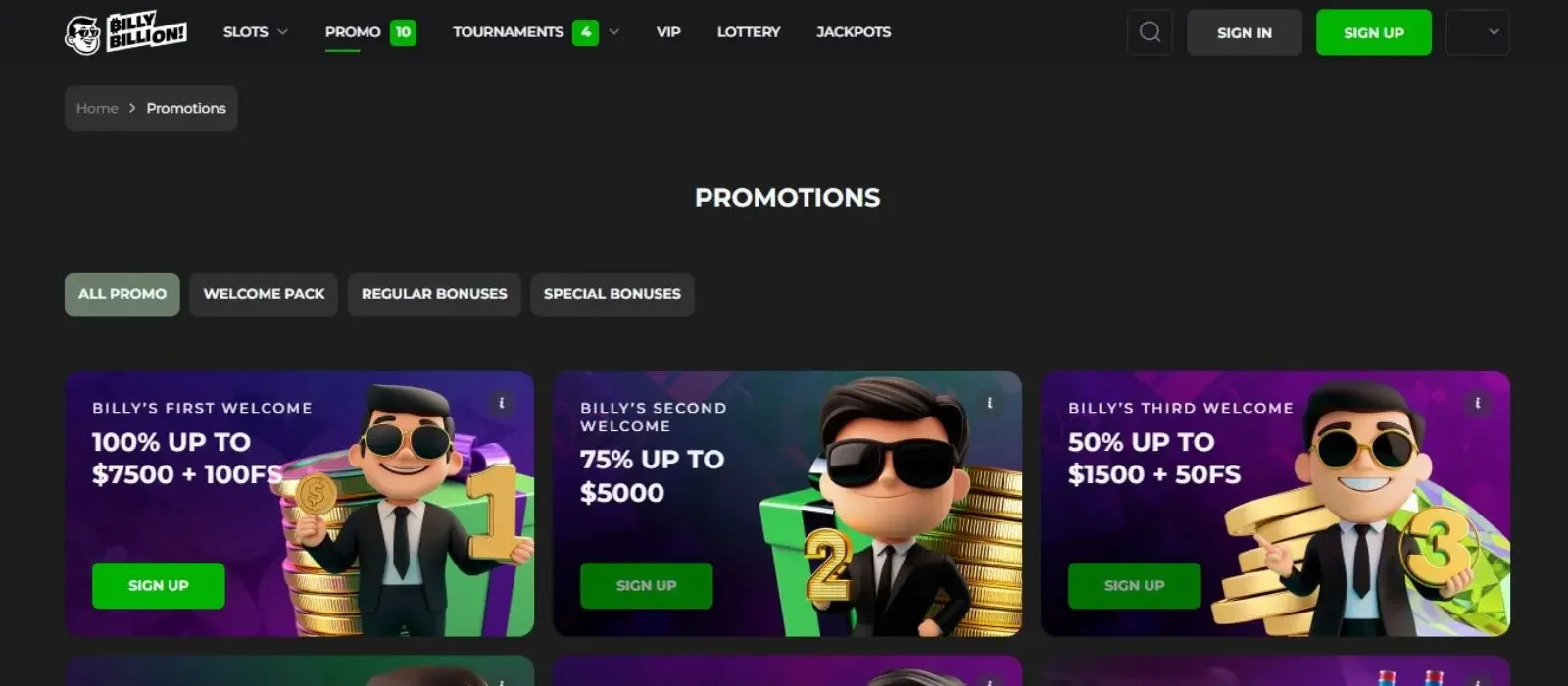 Billy Billion Casino